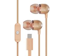 Marley House of Smile Jamaica Auriculares y Cascos con Cable USB-C Driver 9.2mm - Fabricados de Forma Sostenible, Cable Resistente a Enredos, Intra-auditivos con Micrófono en Línea, Cobre