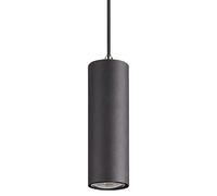 Marley Lámpara colgante (35 W, L x An x Al: 12 x 12 x 150 cm, Negro, GU10, 1 ud.)