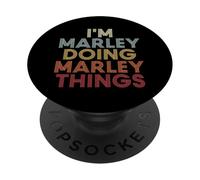 Marley Name Marley Personalized Name First Given PopSockets PopGrip Adhesivo