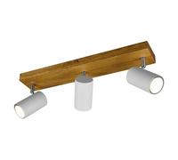 Marley Regleta (35 W, L x An x Al: 44 x 9 x 16 cm, Blanco/Marrón, GU10, 3 ud.)