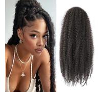 Marley Twist Braiding Hair Afro Twist Hair Kinky Curly Cuban Twist Hair Senegalese Twist Crochet Hair Marley Twist Hair Synthetic Crochet Braids Marley Hair Extensions (4#, 18inch/6packs)