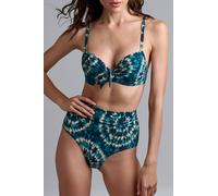 Marlies Dekkers Lotus Blue And Green Push Up Bikini Top Talla: 75C | Bikinis Outlet | Mujer | Azul