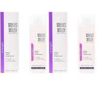 Marlies Möller Strength Daily Mild Champú - 200 ml (Paquete de 2)