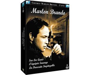 Marlon Brando - coffret - Sur les quais + L'équipee sauvage + La poursuite impitoyable [Francia] [DVD]