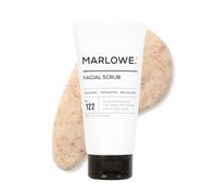 MARLOWE. No. 122 Men's Facial Scrub 6 oz | Light Daily Exfoliating Face Cleanser | Fresh Sandalwood Scent | Includes Natural Extracts