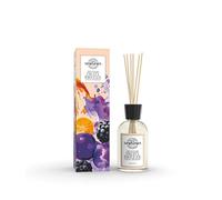 MARMARA - Fragancia para habitación de Fruity Breeze con palillos de 100 ml | Ambientador con cítricos, manzana verde melocotón, aroma a sandía y vainilla | difusor con varillas | ambientador plano