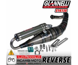 Marmita Giannelli 31613E Homologada Reverse Aprilia SR 50 R Carb 2005 - 2016