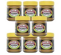 Marmite Tarro de mantequilla de maní crujiente rico en vitamina B y sin azúcar añadida, 225 g (paquete de 8)