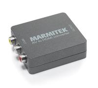 Marmitek Connect AH31 - Convertidor SCART RCA AV a HDMI 720p 1080p | Adaptador para TV y proyector, convierte vídeo compuesto y audio estéreo a HDMI, selector 720p/1080p y Plug & Play
