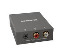 Marmitek Connect ARC13 - Extractor de audio HDMI ARC CEC para TV a RCA | Adaptador para amplificador, altavoces activos o auriculares, salida estéreo L/R, RCA, jack 3,5 mm y control de volumen CEC