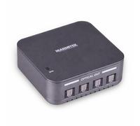 Marmitek Split TS14 - Splitter Toslink 1 entrada 4 salidas 192 kHz | Divisor de audio óptico S/PDIF para TV y amplificador, sin retraso ni pérdida, Dolby Digital, DTS, LPCM y Plug & Play