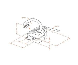 MARMITTA PIAGGIO APE 50 SITO 0220 TWIN CHAMBER