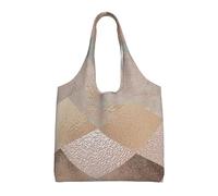 Mármol Argyle de cobre y oro rosa ruborizado,Bolsas de mano reutilizables, bolsas de supermercado, bolso de hombro de lona de gran capacidad