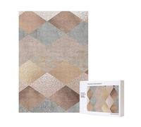 Mármol Argyle de Cobre y Oro Rosa ruborizado,Rompecabezas de Madera de 300 Piezas para Adultos y Adolescentes.
