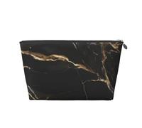 Mármol de Oro Negro, Bolsa de artículos de tocador Bolsa de Maquillaje Bolsa de cosméticos Bolsa de artículos de tocador de Viaje portátil