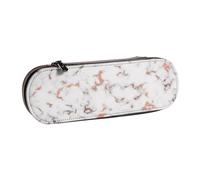 Mármol de veta de Oro Rosa, Estuche para lápices Estuche para lápices de Cuero de PU Estuche para lápices de Gran Capacidad Estuche para lápices Bolsa de cosméticos