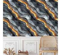 Mármol Geometría Papel de Pared Autoadhesivo Pelar y Pegar Piedra Patrón Papel Pintado Adhesivo Impermeable Mate Removible Wallpaper para Dormitorio Muebles Armario Pared Salon Pegatina 0.52x20 m