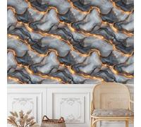 Mármol Geometría Papel Pintado Autoadhesivo 0.3x3 m Piedra Patrón Decorativo Muro Pegatina Impermeable Mate Papel Pared Grueso Fácil Limpiar Wallpaper para Dormitorio Salon Adhesivo Muebles