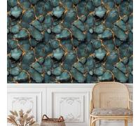 Mármol Geometría Papel Pintado Autoadhesivo Pelar y Pegar Piedra Patrón Papel de Pared Adhesivo Muebles Mate Removible Impermeable Wallpaper Decorar Pared Salon Dormitorio Cocina Pegatina 0.4x3 m