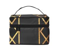 Mármol geométrico de lujoBolsa de Maquillaje, Bolsa de Cosméticos Portátil para Mujer-Organizador de Cosméticos de Viaje, Regalo para Momentos Especiales