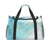 Mármol líquido Azul,Bolsas Deportivas, Bolsos de Viaje Deportivos Cruzados de Mano, Bolsas de Viaje de Gran Capacidad para Mujeres y Hombres.