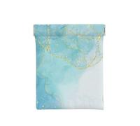 Mármol líquido Azul, Squeeze Top Wallet Bolsa de Almacenamiento para Mujer Monedero pequeño Bolsa de Cambio