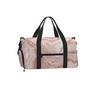 Mármol líquido con Oro,Bolso Deportivo Bandolera de Mano, Bolsa de Deporte, Bolsa de Viaje de Gran Capacidad para Mujeres y Hombres.