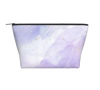 Mármol líquido Morado Pastel, Bolsa de artículos de tocador Bolsa de Maquillaje Bolsa de cosméticos Bolsa de artículos de tocador de Viaje portátil