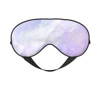 Mármol líquido morado pastel, Cubreojos completos Antifaz bloqueador de luz Antifaz para dormir Antifaz suave con los ojos vendados Noche