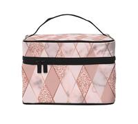 Mármol Lujo Geométrico, Bolsa de Maquillaje Bolsa de cosméticos Bolsa de artículos de tocador de Viaje portátil Estuche para lápices Bolsa de artículos de tocador