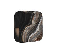 Mármol Negro Elegante con Vetas Doradas y cobrizas.,Bolsas para Guardar compresas sanitarias, Bolsas para la menstruación para Mujeres y Adolescentes.
