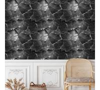 Mármol Raya Papel Pintado Autoadhesivo Pelar y Pegar Piedra Textura Papel de Pared Adhesivo Muebles Mate Removible Impermeable Wallpaper Decorar Pared Salon Dormitorio Cocina Pegatina 0.3x3 m