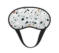 Mármol terrazo pastel, Cubiertas oculares completas, antifaces para dormir que bloquean la luz, orejeras opacas para dormir