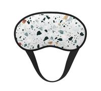 Mármol terrazo pastel, Cubiertas oculares completas, antifaces para dormir que bloquean la luz, orejeras opacas para dormir