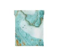 Mármol Verde Azulado y Dorado, Squeeze Top Wallet Bolsa de Almacenamiento para Mujer Monedero pequeño Bolsa de Cambio