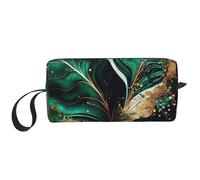 Mármol Verde Esmeralda, Bolsa de Maquillaje Bolsa de cosméticos Bolsa de artículos de tocador de Viaje portátil Bolsa de Maquillaje