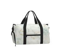 Mármol Verde Menta Blanco, Dorado y Gris glamuroso,Bolso Deportivo Bandolera de Mano, Bolsa de Deporte, Bolsa de Viaje de Gran Capacidad para Mujeres y Hombres.