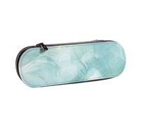 Mármol Verde Menta Pastel, Estuche para lápices Estuche para lápices de Cuero de PU Estuche para lápices de Gran Capacidad Estuche para lápices Bolsa de cosméticos