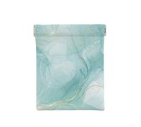 Mármol Verde Menta Pastel, Squeeze Top Wallet Bolsa de Almacenamiento para Mujer Monedero pequeño Bolsa de Cambio