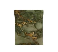 Mármol Verde y Dorado de Lujo, Squeeze Top Wallet Bolsa de Almacenamiento para Mujer Monedero pequeño Bolsa de Cambio