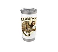 MARMOSET STUDY Tití Común Historia Natural Vaso térmico de acero inoxidable de doble pared