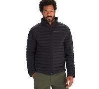 Marmot Echo Featherless Jacket, Chaqueta cálida, abrigo con aislamiento, parka acolchada impermeable, chaqueta ligera para exterior, cortaviento, Hombre, Black, S
