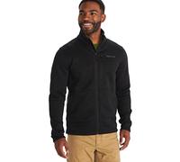 Marmot Hombre Drop Line Jacket, Chaqueta polar, con cremallera completa para exterior, transpirable, a prueba de viento, Black, XL