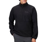 Marmot Hombre Rocklin 1/2 Zip, Chaqueta polar cálida, chaqueta de exterior con 1/2 cremallera, transpirable y resistente al viento, Black, XL