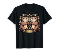 Marmot Lucha Marmota Amante Meme Camiseta