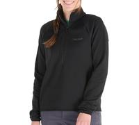 Marmot Mujer Leconte Fleece 1/2 Zip Chaqueta Polar cálida, 1/2 Cremallera, Transpirable, Resistente al Viento, Óptimo para Senderismo y esquí, Black, L