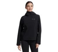Marmot Mujer PreCip Eco Pro Jacket Chaqueta impermeable, chubasquero ligero con capucha, cortavientos, cortavientos transpirable, Óptimo para correr y hacer senderismo, Black, XS