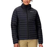 MARMOT Mujer Wm's Echo Featherless Jacket, Chaqueta de invierno ultraligera con aislamiento sintético, cálida para exteriores, acolchada repelente al agua, Black, L
