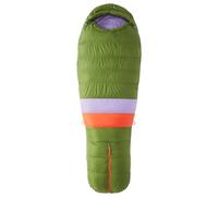 Marmot Mujer Women's Angel Fire Long, Saco de dormir tipo momia para adulto, relleno de pluma de 650, extra largo, ligero y cálido, 183 cm, hasta -28°, Foliage/Paisley Purple, 183 cm