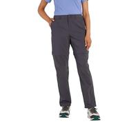 Marmot Mujer Women's Arch Rock Convertible Pant, Pantalón de trekking transpirable con cremallera, pantalón de trekking repelente al agua, pantalón largo con perneras desmontables, Dark Steel, 12